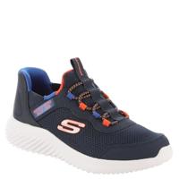 Slip-ins kinderschoenen 403822L Bounder - Brisk - Burst SKECHERS marineblauw - thumbnail