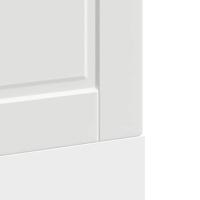 Vaatwaspaneel Porto 60x1,5x67 cm bewerkt hout wit - thumbnail