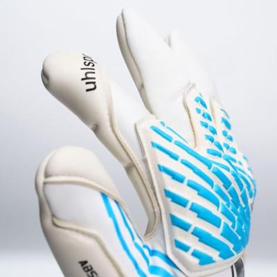 Uhlsport FM Cybertec Absolutgrip SC Keepershandschoenen Wit Felblauw Zwart