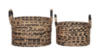 MUST Living Mand 'Basket' Ovaal, Set van 2 stuks - thumbnail