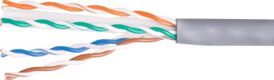 Equip 401496 305m Cat6a U/UTP (UTP) Grijs netwerkkabel