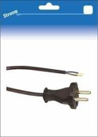 Stroomlijn Stofzuigersnoer 6 mtr zwart 2x0,75 qmm soepel - 6665810 - thumbnail