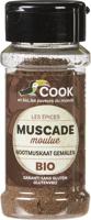 Cook Nootmuskaat gemalen bio 35 Gram - thumbnail