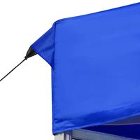 Partytent professioneel inklapbaar 6x3 m aluminium blauw - thumbnail