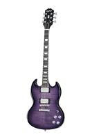Epiphone SG Modern Figured Purple Burst elektrische gitaar met premium gigbag - thumbnail