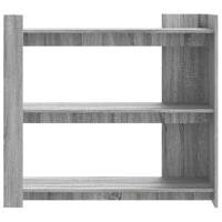 Wandtafel 100x35x90 cm bewerkt hout grijs sonoma eikenkleurig - thumbnail