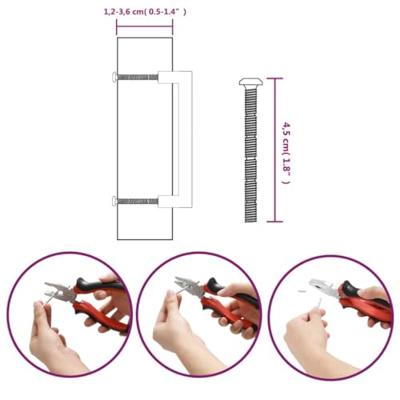 VidaXL Handvatten 20 st 128 mm roestvrij staal zilverkleurig VidaXL Handvatten 20 st 128 mm roestvrij staal zilverkleurig