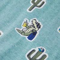 Kindershirt 128 gemleerd lichtgroen - thumbnail