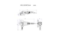 Metabo Grote haakse slijper WE 22-230 MVT - 606464580 - thumbnail