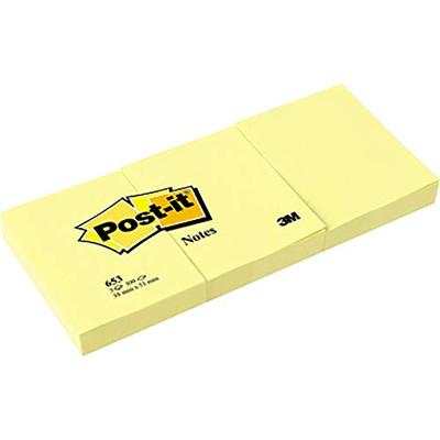 Post-it Notes, ft 38 x 51 mm, geel, blok van 100 vel