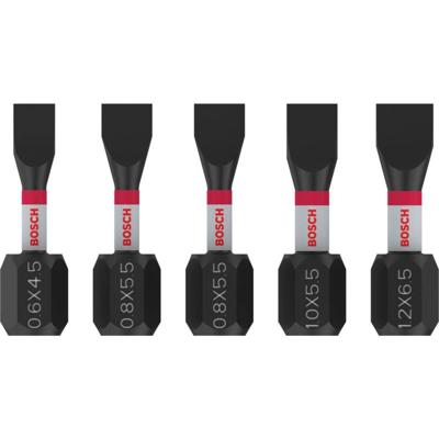 Bosch Accessoires PRO SL Impact bits | SL4.5 | SL5.5 (x2) | SL5.5 | SL6.5 | 25 mm | 5 stuks - 2608521U60
