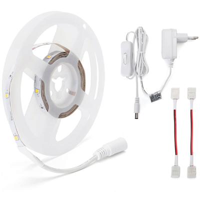 LED Strip Set - Aigi Stippi - 3 Meter - 2835-30 - Warm Wit 3000K - Aan/Uit Schakelaar - 12V LED Strip Set - Aigi Stippi - 3 Meter - 2835-30 - Warm Wit 3000K - Aan/Uit Schakelaar - 12V