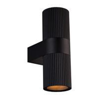 Up & down gevelverlichting zwart met 2x GU10 fitting Nordlux Kyklop 25cm - thumbnail