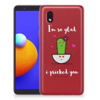 Samsung Galaxy A01 Core Telefoonhoesje met Naam Cactus Glad - thumbnail