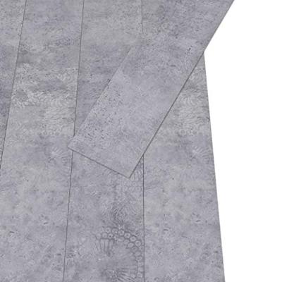 VidaXL Vloerplanken zelfklevend 4,46 m² 3 mm pvc cementgrijs - thumbnail