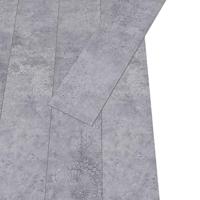 Vloerplanken 5,26 m 2 mm PVC cementgrijs - thumbnail
