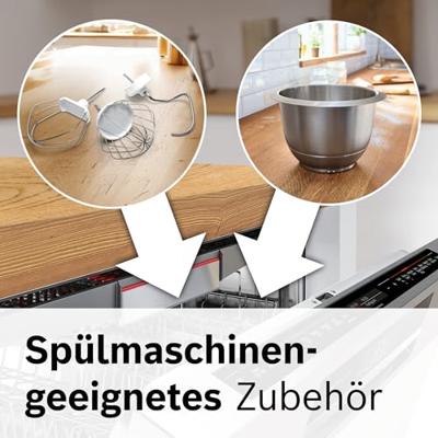 Bosch Haushalt MUM58W20 Foodprocessor 1000 W Wit, Zilver (mat) Bosch Haushalt MUM58W20 Foodprocessor 1000 W Wit, Zilver (mat)