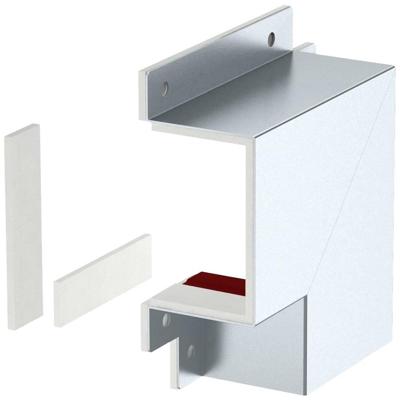 ngulo plano para montaje en pared y techo