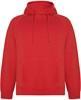 Roly RY1074 Vinson Organic Hooded Sweatshirt - Red 60 - XL - thumbnail