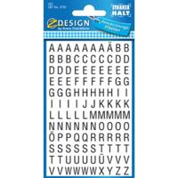 Avery AV-3720 Letteretiket 2 Vel Zwart 10 Setjes met 2 Vel - thumbnail