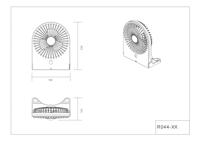 Trio TafelventilatorBreezy wit - R044-01 - thumbnail