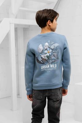 Ballin Amsterdam Urban Wild Sweater Kids Blauw - Maat 140 - Kleur: Blauw | Soccerfanshop