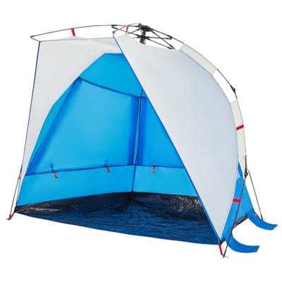 VidaXL Strandtent 2-persoons waterdicht snelontgrendeling azuurblauw VidaXL Strandtent 2-persoons waterdicht snelontgrendeling azuurblauw