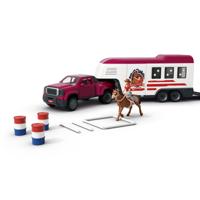 schleich Lakeside-truck met aanhangwagen 42705 - thumbnail