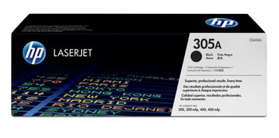 HP 305A originele zwarte LaserJet tonercartridge (CE410A) voor HP LaserJet Pro Color M351 / M375 / M451 / M475 - thumbnail