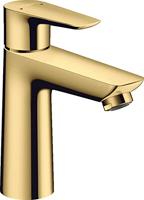 Wastafelmengkraan Talis E HansGrohe 110 Eengreeps Zonder Afvoer Gepolijst Goud - thumbnail