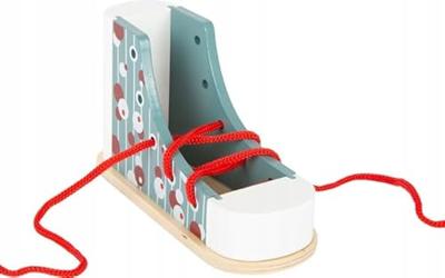 Small Foot houten rijgschoen met veter Small Foot houten rijgschoen met veter