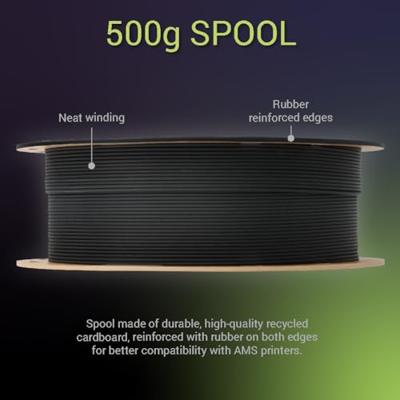 Polymaker FG03001 Fiberon™ PA6-CF20 Filament PA6-CF Koolstofvezelversterkt, Hittebestendig, Niet-trekkend 1.75 mm 500 g Zwart 1 stuk(s)