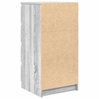 Dressoir met lades 37,5x35x99 cm spaanplaat grijs Sonoma - thumbnail