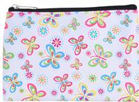 Free and Easy portemonnee Vlinders meisjes 13 x 9,5 cm polyester - thumbnail