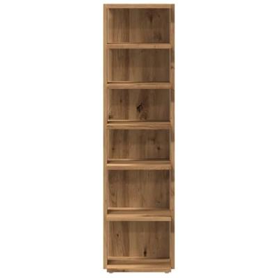 VidaXL Schoenenkast 28x27x102 cm bewerkt hout artisanaal eikenkleurig VidaXL Schoenenkast 28x27x102 cm bewerkt hout artisanaal eikenkleurig