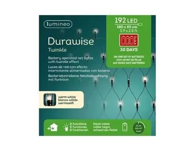 Durawise led netverlichting fonkel buiten 192 lampjes