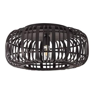 Brilliant Zwarte plafondlampWoodrow rotan - 99405/76