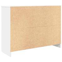 Dressoir met lade 101x35x76 cm spaanplaat wit - thumbnail