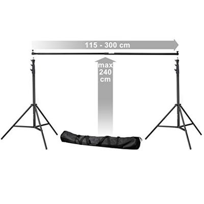 BRESSER BR-D24 Support + 2.5x3m Doek Chroma Groen
