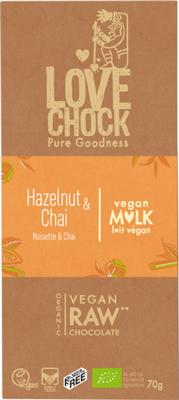 Lovechock Mild hazelnut & chai (70 gr)