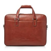 Castelijn & Beerens Gaucho Ted Laptop Bag 15.6''-Cognac - thumbnail