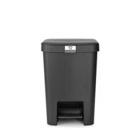 Brabantia stepup pedaalemmer 25 liter dark grey - thumbnail