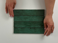 Kalon Green wandtegel 5x25 glans - thumbnail