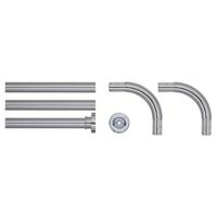 Douche combi stang Seallux diameter 28 mm 90x90, 90x90x90, 80x170 cm chroom - thumbnail