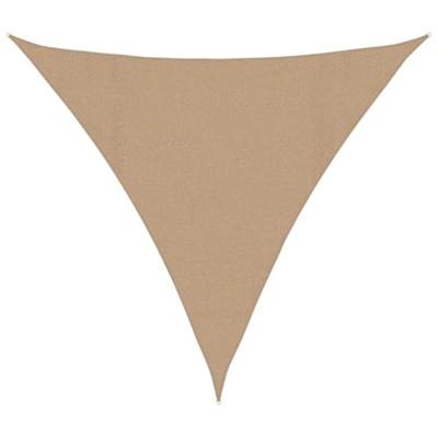 VidaXL Zonnezeil 160 g/m² 4,5x4,5x4,5 m hdpe taupe