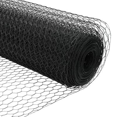 VidaXL Hexagon hek grijs 0,6 x 100 m pvc