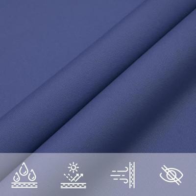 VidaXL Schaduwdoek vierkant 4x4 m oxford stof blauw