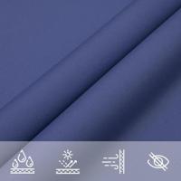 Schaduwdoek vierkant 4x4 m oxford stof blauw - thumbnail