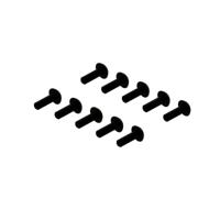 Arrma - Button Head Screw M2.5x8mm M3 Head (10pcs) (ARA-1254) - thumbnail