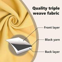 VidaXL Zwart-out gordijnen met ringen 2 pcs beige 225 x 140 cm - thumbnail